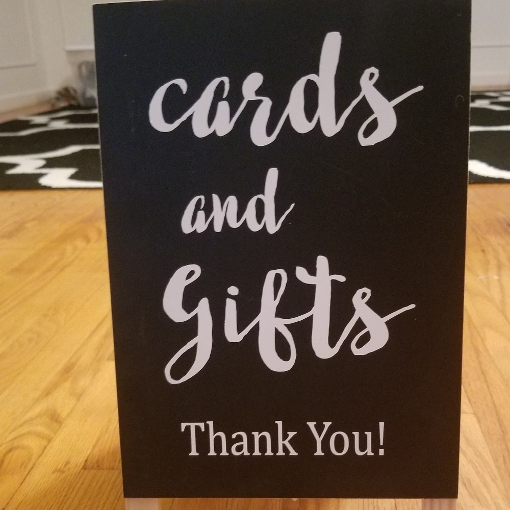 Chalkboard Wedding Signs